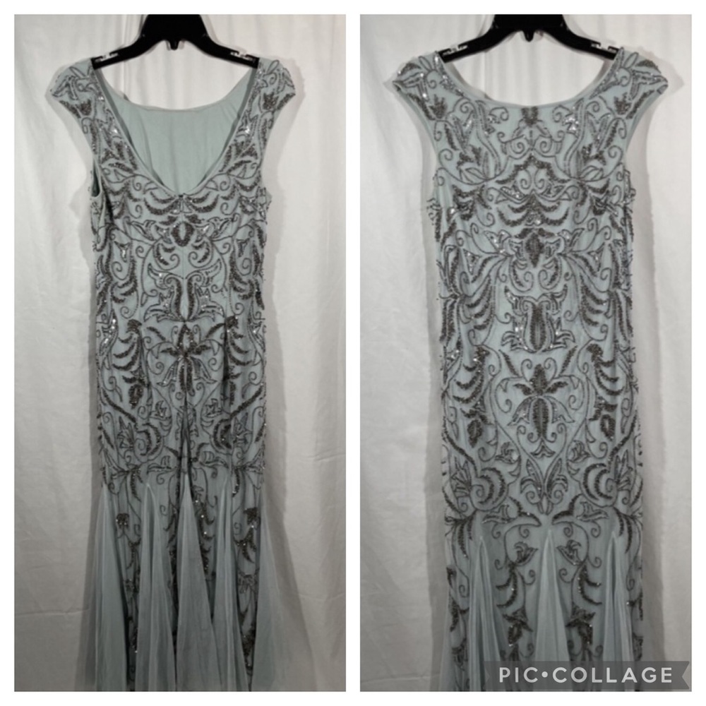Adrianna Papell sequins and beaded gown - Picture 4 of 7